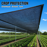 Filet d'ombrage protecteur diffuseur de lumière en HDPE vierge à 100 %, tissu tricoté pour pépinière, jeunes plants et ferme
