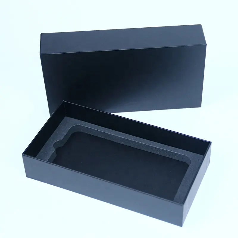 Caixa de embalagem para presente de celular Becan logotipo personalizado de alta qualidade branco vazio