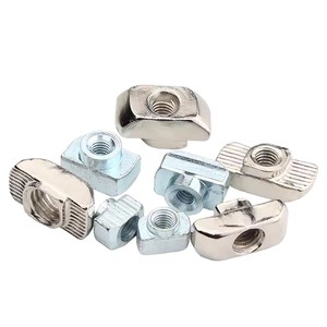 Tuerca Hexagonal Exterior DIN934 JIS de Acero al Carbono Galvanizado (GI) para Minería, Colores Azul y Blanco Zincado, Tamaños M6, M8, M21, M26, M33, M60, M75, 3/8\" - Product Image 2