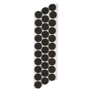 Black Self Adhesive Round Silicone Foot Pad Anti Slip Wear Resistant Silicone Gasket - Product Image 3