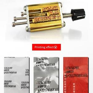 <strong>Expiry</strong> <strong>Date</strong> Printing Machine Label Print Hand Operated Ribbon <strong>Stamp</strong> Printer Coding Machine - Product Image 6