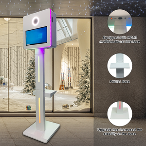 T12 caméra led open air blanc matrice métal numérique lcd glam <span class=keywords><strong>bot</strong></span> photobooth dlsr dslr coque de photomaton avec caméra filtre glam - Product Image 3