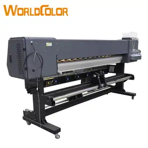 أفضل بيع داخلية وخارجية شكل كبير الإعلان ماكينة طباعة نافثة للحبر 1.8m XP600 رأس الطباعة الطابعة الإيكولوجية المذيبة