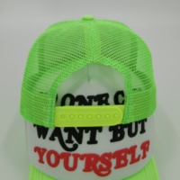 Casquette de camionneur à impression de poudre 3D personnalisée Casquettes de camionneur à sérigraphie de haute qualité