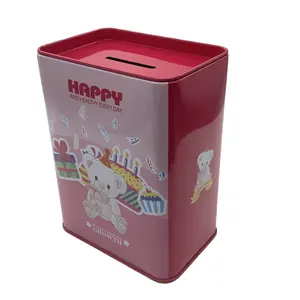 MONEYBANK <b>tin</b> <b>money</b> box personalized merchandising - Product Image 1