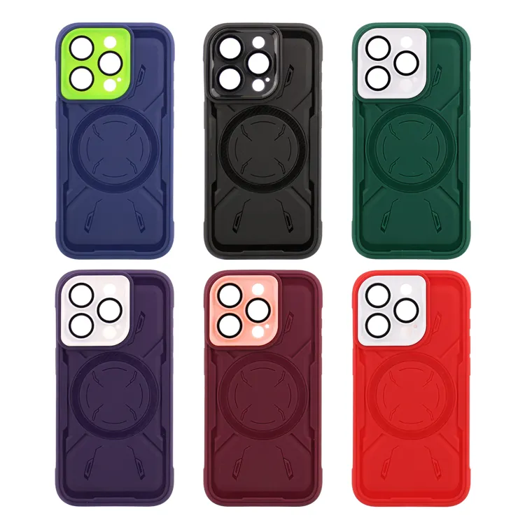 Cool Shield Magnetische Zuig Cel Telefoon Case Voor Iphone