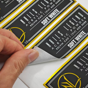Tùy chỉnh công ty Logo dính Sticker chai và nhãn với tên nhà sản xuất Cảm ơn bạn đã mua hàng của bạn tấm - Product Image 4