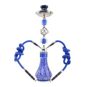 Nouveau modèle Narguilé noir à 2 tuyaux Shisha Vente en gros Narguilé Shisha en alliage d'aluminium Ensemble <span class=keywords><strong>Chicha</strong></span> Complet Mini Narguilé - Product Image 4