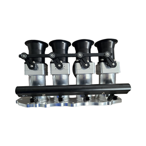 Nuevos Cuerpos de Aceleración Individuales de Aluminio ITB de 55 mm Fabricados con CNC para la Serie B para Integra XSI CRX <span class=keywords><strong>SiR</strong></span> para <span class=keywords><strong>SiR</strong></span> 1.6L - Product Image 3