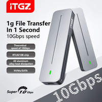 Casing Hard Drive Eksternal ITGZ Aluminium M.2 NVMe SSD Tipe-C USB 3.2/3.1 Tersedia