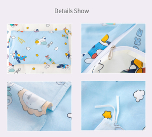 Khủng Long động vật phim hoạt hình <span class=keywords><strong>Comforter</strong></span> Bộ đảo ngược Duvet cover gối đặt cho trẻ em thanh thiếu niên chàng trai cô gái 7 miếng bộ đồ giường đặt - Product Image 2