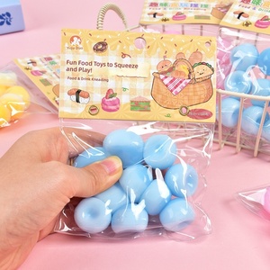 Juguetes Sensoriales Mini Fidget Squishy de TPR con Simulación de Comida (Pan al Vapor), de Compresión Lenta y Rebote, para Aliviar el Estrés, para Niños de 5 a 7 Años, Unisex - Product Image 3