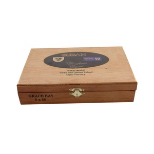 Premium handmade logo printing cigarette box wood