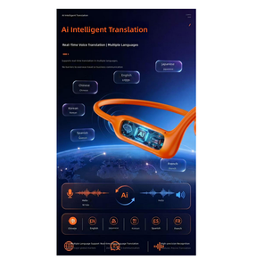 Écouteurs de <span class=keywords><strong>traduction</strong></span> IA intelligents 2026 avec caméra, <span class=keywords><strong>traduction</strong></span> vocale en temps réel 8 Go, réduction de bruit <span class=keywords><strong>photo</strong></span>/vidéo 800W, pour voyage et usage en ligne, magnétiques - Product Image 3