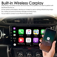 Système multimédia de tableau de bord stéréo 2DIN OLED Android 13 avec 128 Go de ROM, CarPlay intégré et GPS pour Subaru BRZ/Scion FRS/GT86 2012-2016