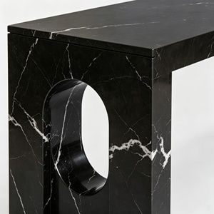 Villa, Hotel, Restaurante, Moderno, Minimalista, Lujoso, Cuadrado, Mármol Natural Negro - Product Image 2