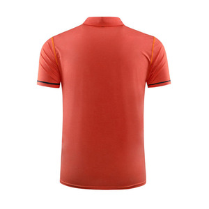 Logo personnalisé, élasthanne tricoté respirant pour chemise, couleur unie, manches courtes, chemise de sport, golf, broderie, impression, unisexe - Product Image 3