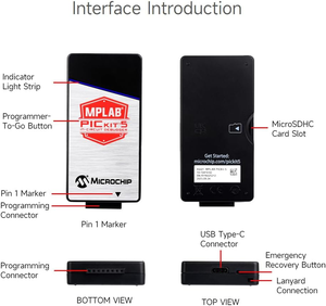 Aismartlink Waveshare PICkit 5 인 회로 디버거, 프로그래머 투 고 지원, Type-C 포트, MPLAB 지원, 카드 프로그래머 - Product Image 5