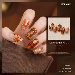 Nuevo Esmalte de Uñas en Gel Ultravioleta de 12 Colores para Otoño e Invierno, Esmalte de Uñas con Textura de Musgo, Pintura de Uñas en Gel que No Requiere Lavado, Suministros para Salón de Uñas - Product Image 5