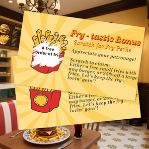 บัตรขูดรางวัลพิมพ์ดิจิทัล ขายส่ง กระดาษขูดลายดึงโชคดี ตัวอย่างดีไซน์ รับรางวัลสำหรับยุโรป - Product Image 2