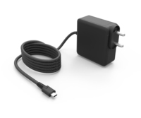 Cargador GaN USB-C de 100W con Cable Fijo, Opciones para AU, UE, Reino Unido y EE. UU., para Portátiles/Teléfonos Móviles