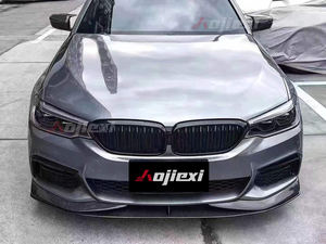 AC stile vera fibra di carbonio paraurti anteriore Splitter labbro per BMW 5 serie G30 540i M550i Pre Lci 2017 + Kit corpo installazione perfetto - Product Image 3