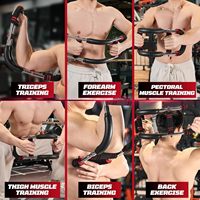 Expansor de pecho ajustable, ejercitador de brazo, entrenamiento de fuerza de la parte superior del cuerpo, antebrazo, fortalecedor mejorado, empuñaduras de brazo Twister