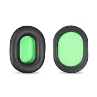 Pengiriman Gratis Earpad Pengganti Kulit Protein Bantalan Telinga Bantalan Telinga untuk Headset Headphone Razer Blackshark V1