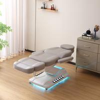 Table de massage électrique à 3 moteurs de qualité supérieure, lit de soin du visage avec éponge haute densité pour salon de beauté, hôtel, spa médical, clinique