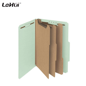 Màu Xám/Màu Xanh Lá Cây Thư 2 Mở Rộng Pressboard Phân Loại Tập Tin Thư Mục Cho Các Tập Tin Y Tế Tiêu Chuẩn/Pháp Luật Khách Hàng Tập Tin/Văn Phòng Báo Cáo - Product Image 1