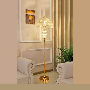 Moderna lampada da terra in cristallo K9 con interruttore a pedale, finitura cromata-<span class=keywords><strong>per</strong></span> soggiorno, camera da letto - Product Image 3