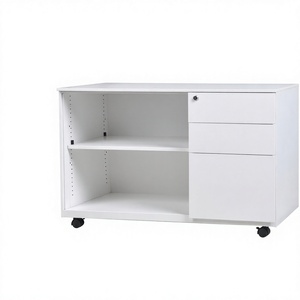 Activity display movable garage KD Structure Steel Office Password-protected Mobile Cabinet with File Folder and Hanger <b>desk</b> - Product Image 1