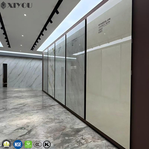 Dalles en pierre frittée 1600x3200mm, 12mm d'épaisseur, haute brillance, résistantes aux acides et antibactériennes, résistantes au feu, à l'usure et au glissement, durables, pour sols et murs - Product Image 4