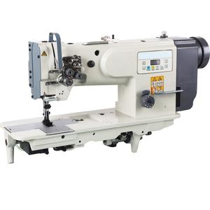 Mesin Jahit Industri 2 Jarum Model DS-4420D dengan Pengangkat Kaki Elektrik Otomatis dan Pemotong Elektrik - Product Image 1