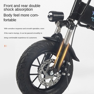 Scooter Ligero de 3 Ruedas con Batería de Litio de 500W, Impermeable, con Asiento <span class=keywords><strong>para</strong></span> Bebé, Carga de 120kg, Triciclo Eléctrico Plegable <span class=keywords><strong>para</strong></span> Personas Mayores - Product Image 3