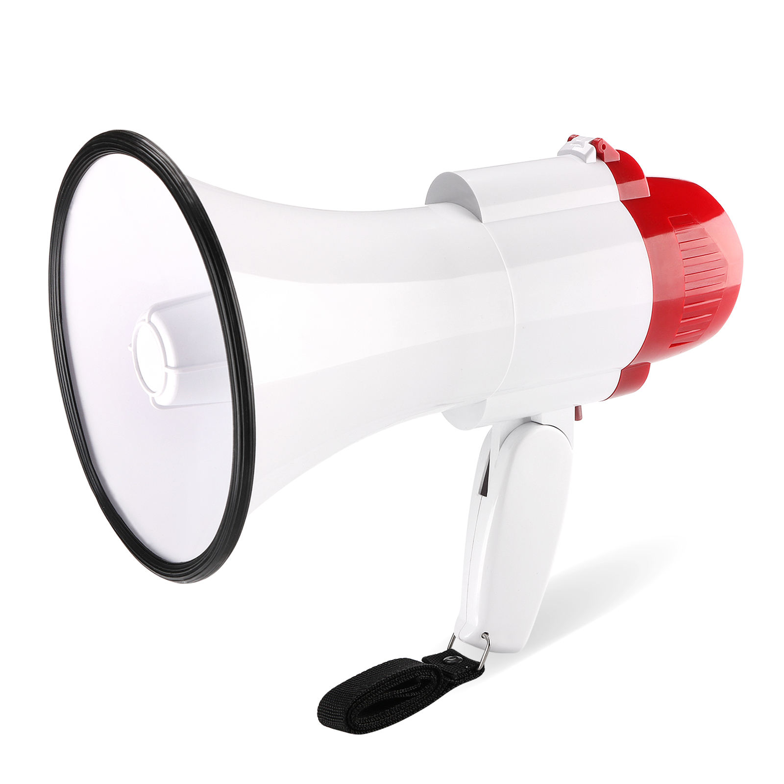 Megafono Portatile Con Sirena E Registrazione - Altoparlante Con Manico Pieghevole - Foto 8