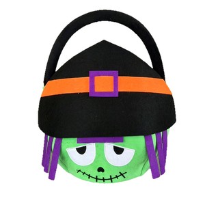 Cesti di caramelle di Halloween all'ingrosso, sacchetti per il Trick or Treat con espressioni di demoni e pirati, accessori decorativi portatili per feste, all'ingrosso - Product Image 5