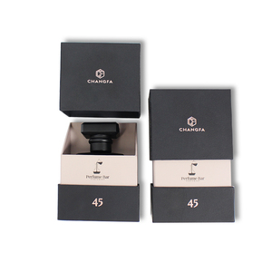 Nouvelle conception de petite boîte en papier personnalisée en couleur pour flacon de parfum miniature, boîte de présentation de luxe en carton pour parfum avec emballage - Product Image 1