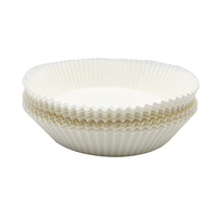 Doublures de papier antiadhésifs, 100 pièces/boîte en plastique, 6.3 pouces, en Silicone, Non perforées, pour friture à Air