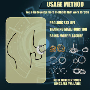 Sexbay новейший дизайн из нержавеющей стали высокого качества замок петух кольцо мужской усилитель кольцо для увеличения задержки кольцо большой петух человек - Product Image 3