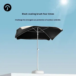 Customizable Portable <b>Trolley</b> Sunshade Square Outdoor Summer Umbrella for Street Vending Camping & Sun Protection - Product Image 2