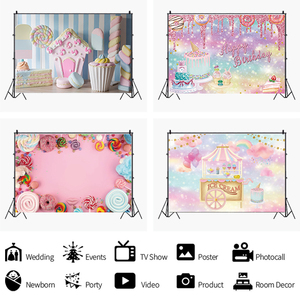 Andy ar hop heme ackdrop, CE Ream, ollipop, Weet Aby irthday Andy arty - Product Image 5