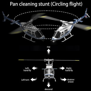 Hélicoptère RC ERA C138 BELL <span class=keywords><strong>206</strong></span>, Jet Ranger, 6 axes, gyroscope stabilisé, maintien d'altitude, 4 canaux RTF, jouet RC pour adultes - Product Image 6