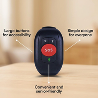 Bracelet intelligent de détection de chute pour personnes âgées avec bouton SOS, suivi GPS 4G GSM GPRS pour la démence et les détenus