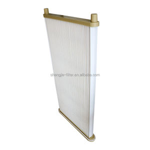 공장 맞춤형 고효율 주름 에어 필터 평면 패널 필터 요소 집진기 플레이트 산업용 레이저 - Product Image 2