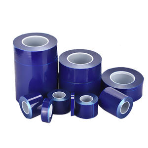 5mm aluminium Aloi lembut pintu jendela profil Glossy biru PE <span class=keywords><strong>Film</strong></span> pelindung tahan air baja tahan karat perekat rendah kaca - Product Image 1