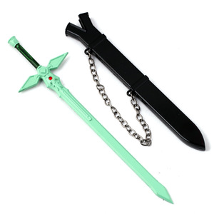 Nouveau <span class=keywords><strong>SAO</strong></span> Épée Art En Ligne Porte-clés Arme Clé Chaîne Anneau Cosplay Bijoux 17CM - Product Image 5