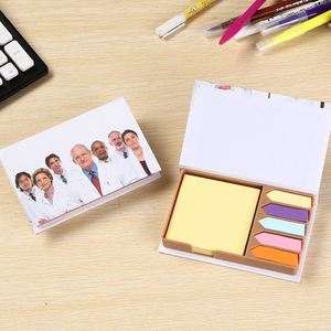 Ys59 Promotional Notes Paper Stickers to Do List Rectangular Sticky Note Set Box Memo Pad With Custom Logo - Product Image 3
