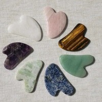 Vente en gros d'outils pour le visage en jade gua sha logo personnalisé masseur OEM pour le corps grattoir naturel outil en jade gua sha opalite
