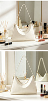 sac à bandoulière sur mesure Logo minimaliste haut Grain peau de vache sous les bras sac à main femmes Boutique cadeau ensemble